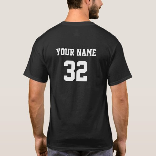 Personalized Name Number Front Back  T_Shirt