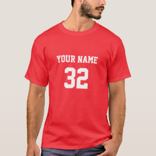 Personalized Name Number Front Back  T-Shirt