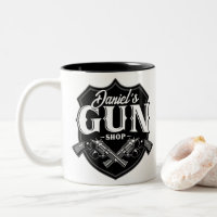 Personalized NAME Old Revolvers Gun Shop Firearms
