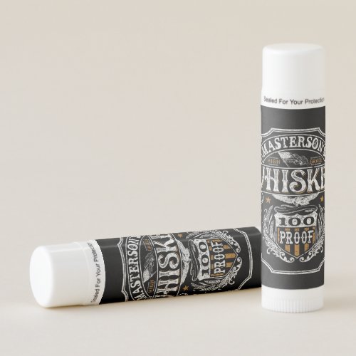 Personalized NAME Old West Whiskey Brewery Bar Lip Balm