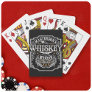 Personalized NAME Old West Whiskey Brewery Bar Playing Cards