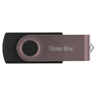 Personalized Name on Pale Red Bazaar Flash Drive