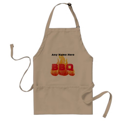 Personalized Name or Event BBQ _ Adult Apron