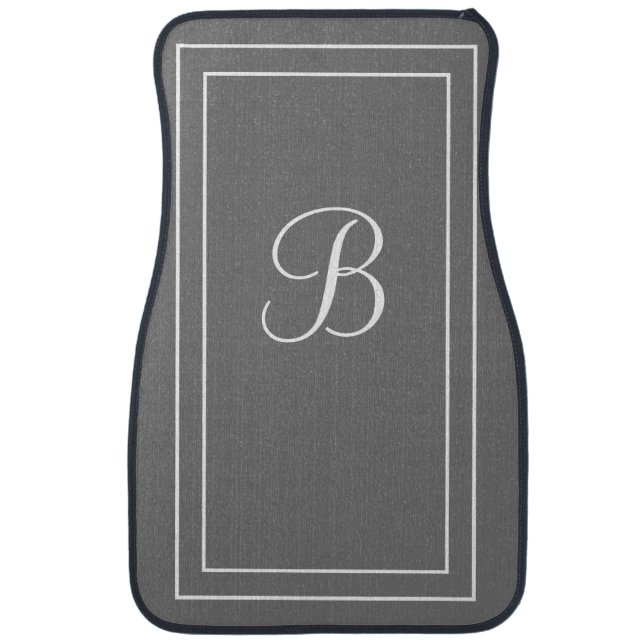 Personalized name or initial  car floor mat (Front)