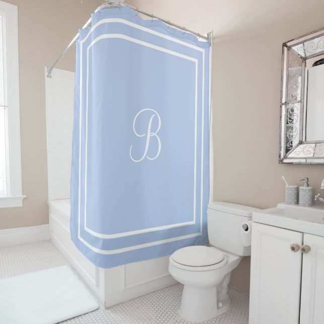 Personalized name or initial shower curtain (In Situ)