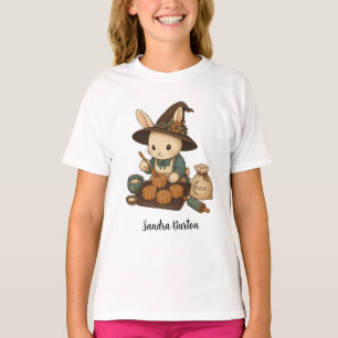 Personalized Name or Text with Bunny Bakery T-Shirt