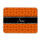 Personalized name orange hearts and paw prints