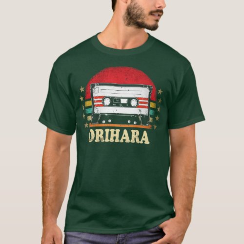 Personalized Name Orihara Vintage Styles Cassette  T_Shirt