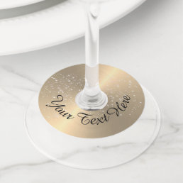 Personalized Name Paper Wine Glass Tags