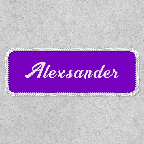 Personalized Name Patch Your Font and Colors