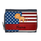 Personalized name Patriotic lion