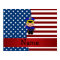 Personalized name Patriotic policeman