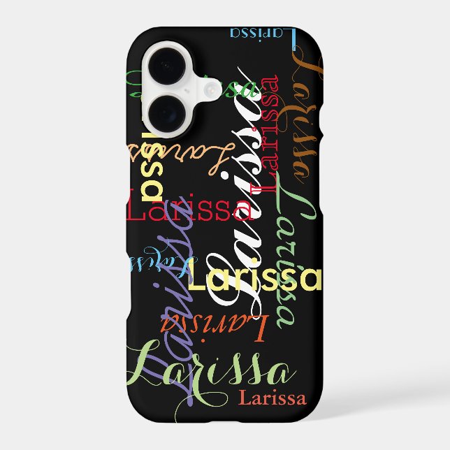personalized name pattern for her Case-Mate iPhone case (Back)