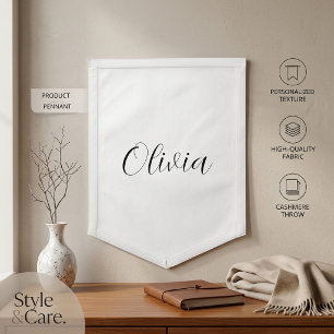 Personalized Name Pennant Party Banner