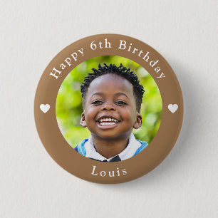 Personalized Name, Photo And Age Birthday Peanut Button