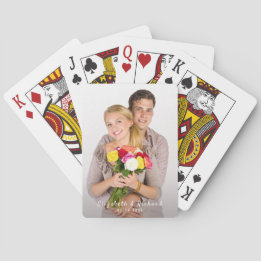 Personalized Name Photo Playing Cards