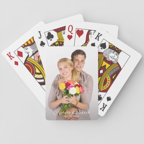Personalized Name Photo Playing Cards