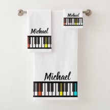  Personalized NAME Pianist Piano Keys 