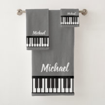Personalized NAME Pianist Piano Keys 
