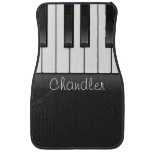 Personalized NAME Pianist Piano Keys Music Teacher Car Floor Mat