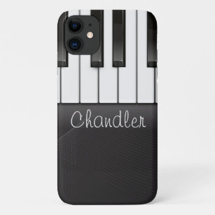 Personalized NAME Pianist Piano Keys Music Teacher iPhone 11 Case