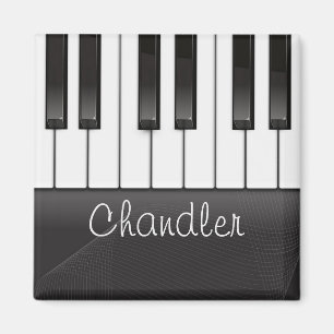 Personalized NAME Pianist Piano Keys Music Teacher Magnet