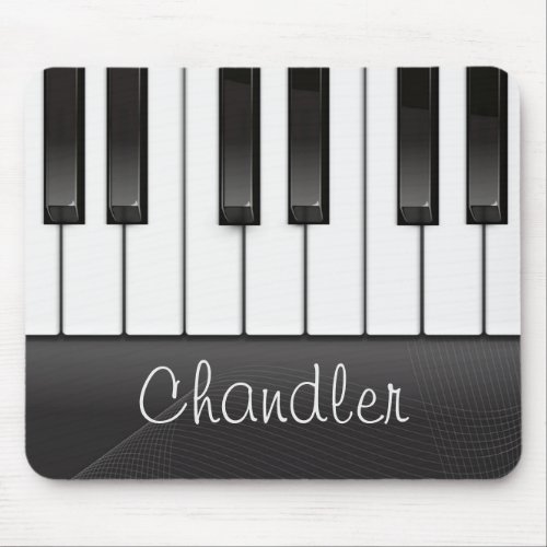 Personalized NAME Pianist Piano Keys Music Teacher Mouse Pad