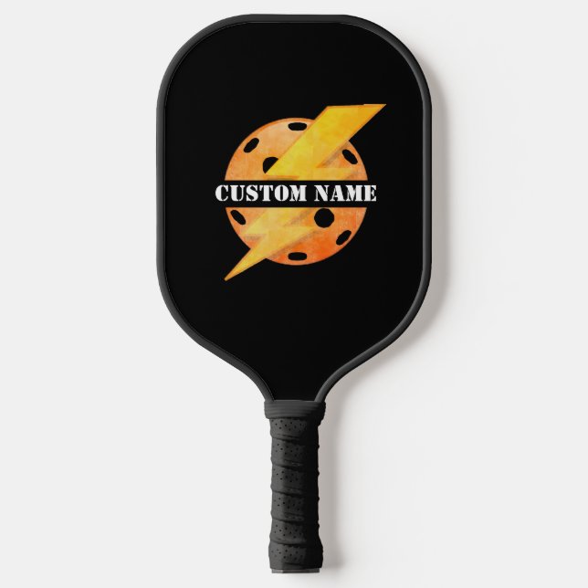 Personalized Name Pickleball Player Monogram Pickleball Paddle (Front)