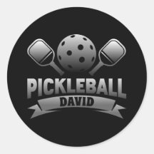 Personalized Name Pickleball Sticker