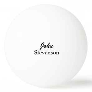 Personalized name ping pong balls for table tennis