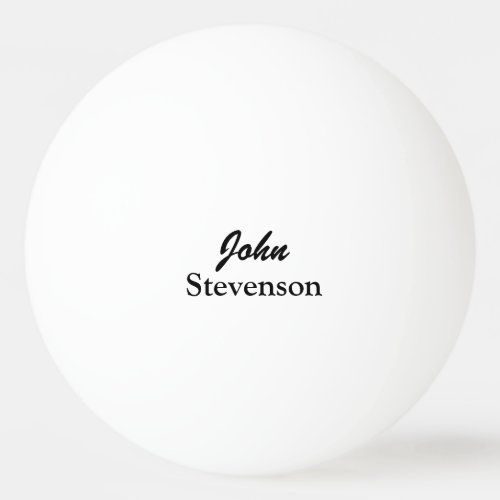 Personalized name ping pong balls for table tennis