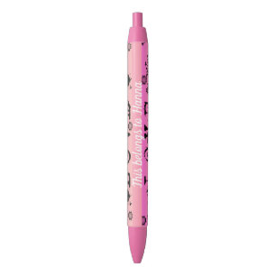 Personalized Name Pink Love Pen