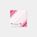 [ Thumbnail: Personalized Name + Pink/Magenta Stripes Pattern Notes ]