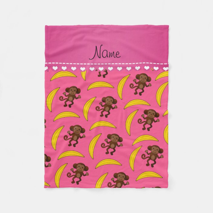 pink monkey blanket
