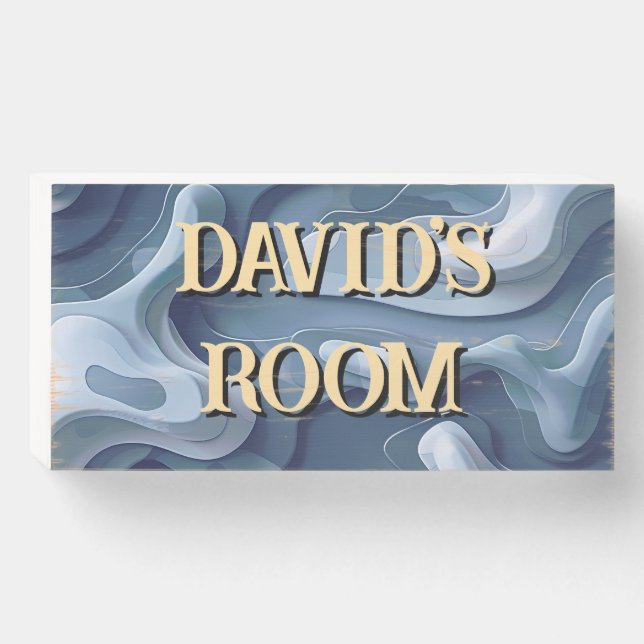 Personalized Name Plaque (Front Horizontal)