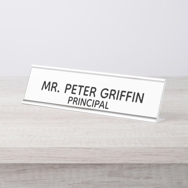 Personalized Name Plate (Front)