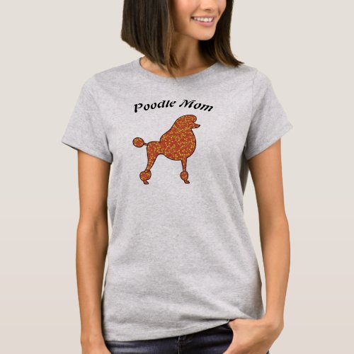 Personalized Name Poodle Dog Shirt