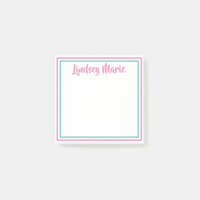 PERSONALIZED name Post-It notes (Front)