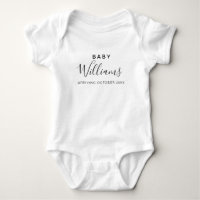 Personalized Name Pregnancy Announcement