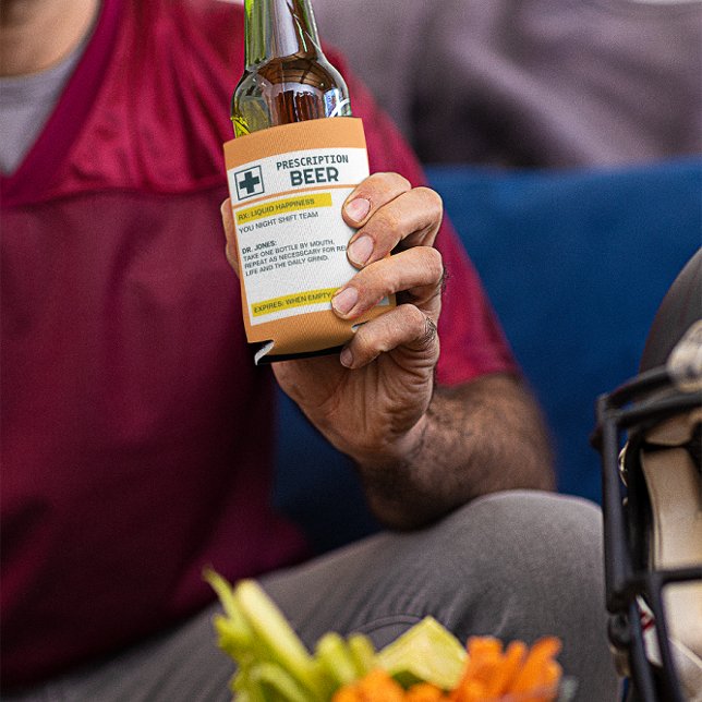 Personalized Name Prescription Beer Can Cooler (Creator Uploaded)