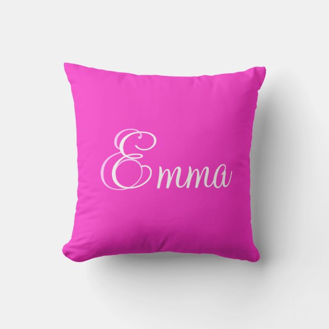 Personalized Name Princess Emma Pillow (Front)