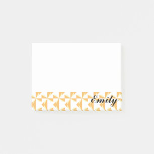 Personalized Name Pumpkin Pinwheels Post-it Notes