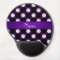 Personalized name purple baseball checkers