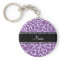 Personalized name purple giraffe pattern
