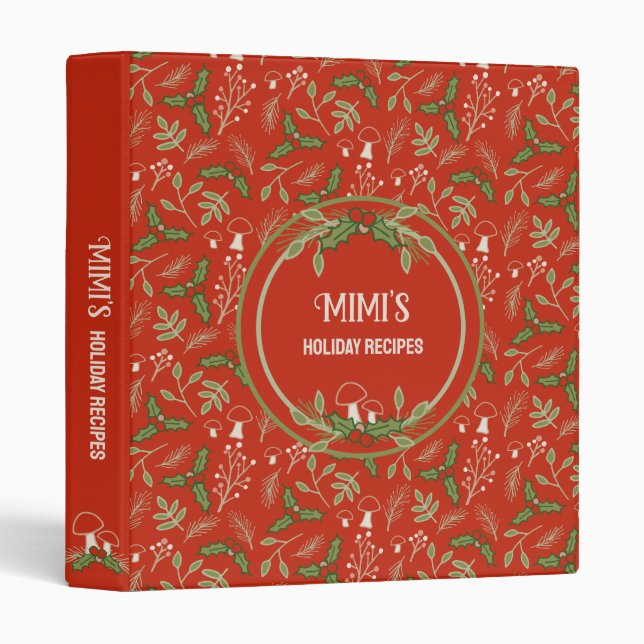 Personalized Name Recipe Binder (Front/Spine)