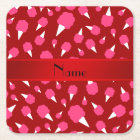 Personalized name red cotton candy