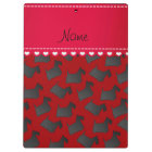 Personalized name red scottish terrier dogs