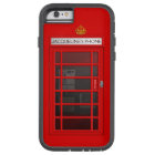 Personalized Name Red Telephone Box iPhone 6 case
