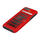 Personalized Name Red Telephone Box iPhone 6 case