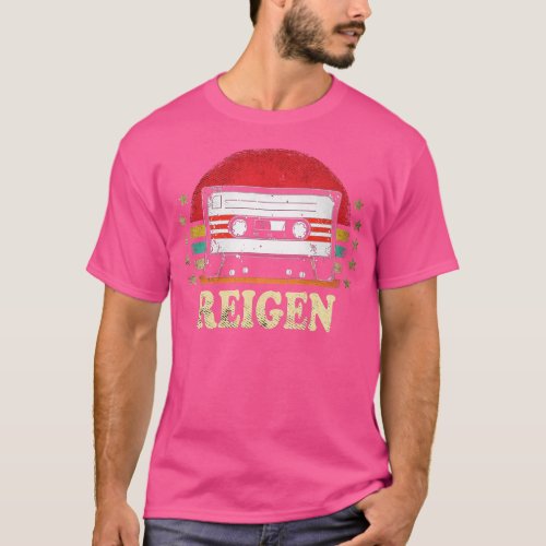 Personalized Name Reigen Vintage Styles Cassette   T_Shirt